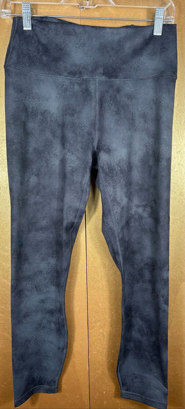 Fabletics Define power hold boost high waisted onyx smudge leggings size